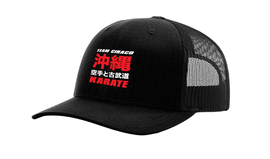 Ciraco's Karate : Black Embroidered Hat Team Ciraco