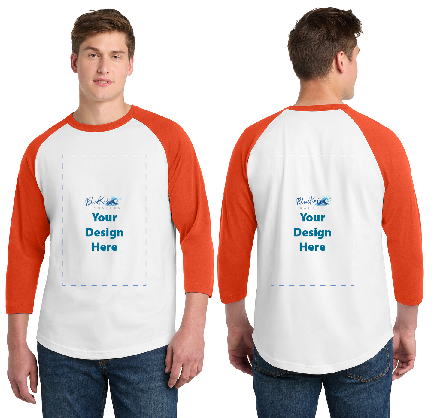 BlueKai Transfers: Build a Shirt (3/4 Raglan)