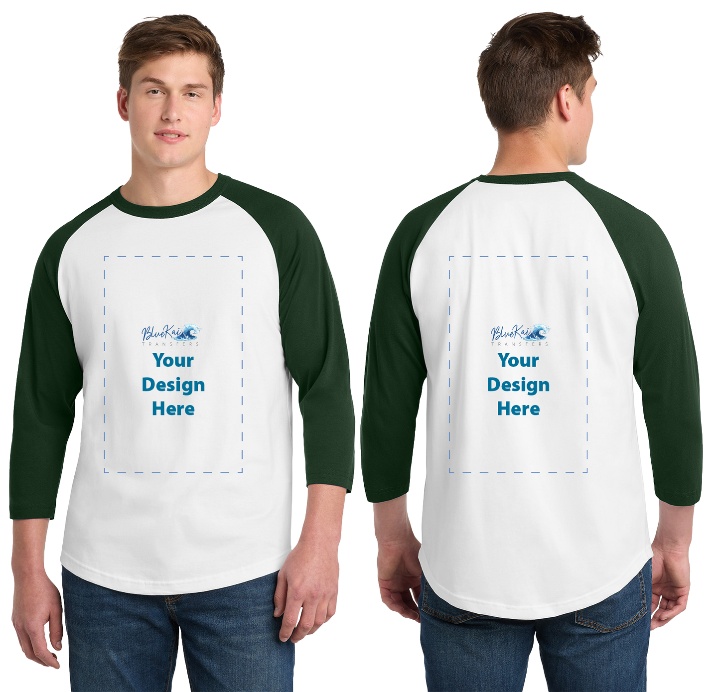 BlueKai Transfers: Build a Shirt (3/4 Raglan)