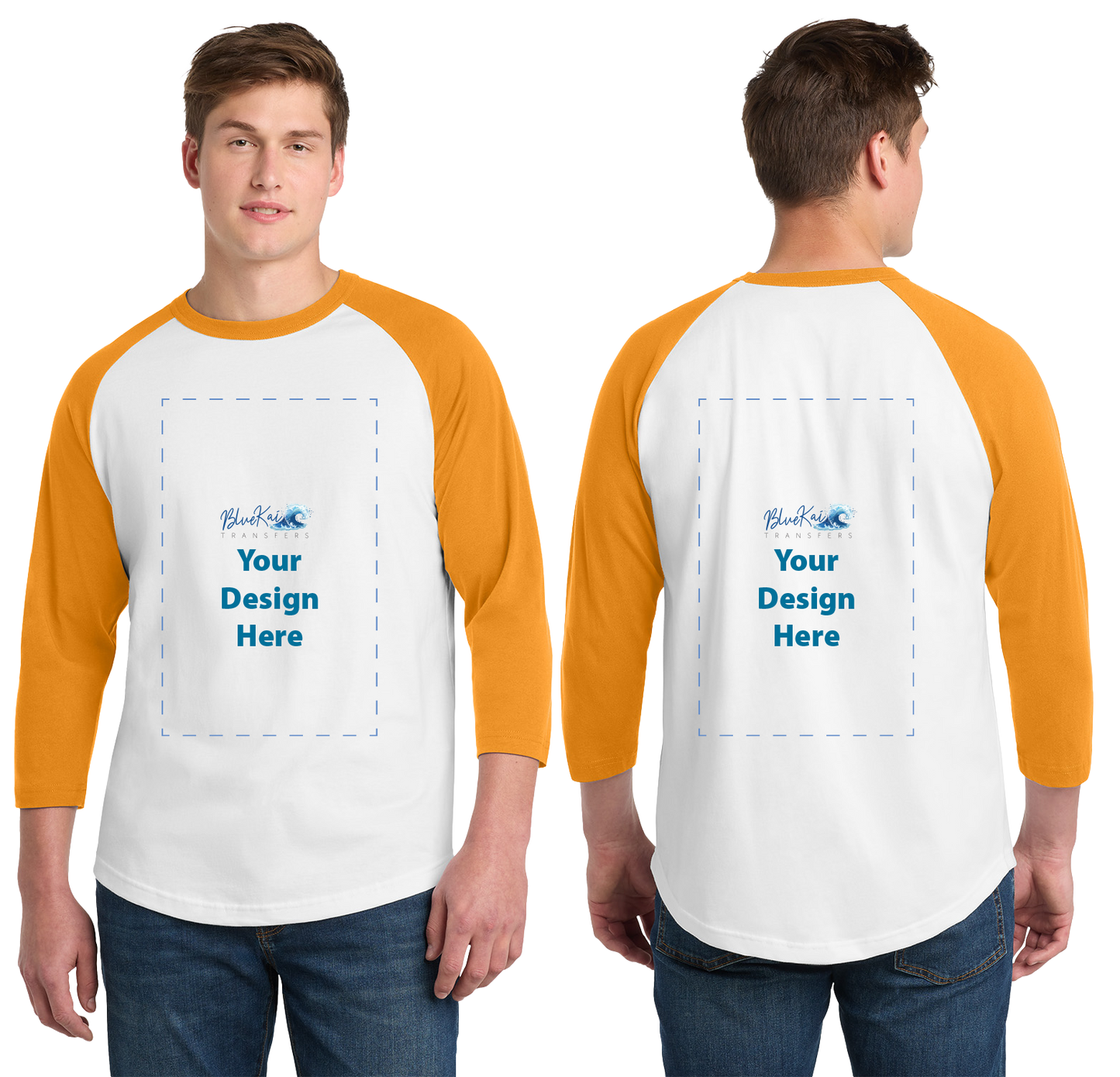 BlueKai Transfers: Build a Shirt (3/4 Raglan)