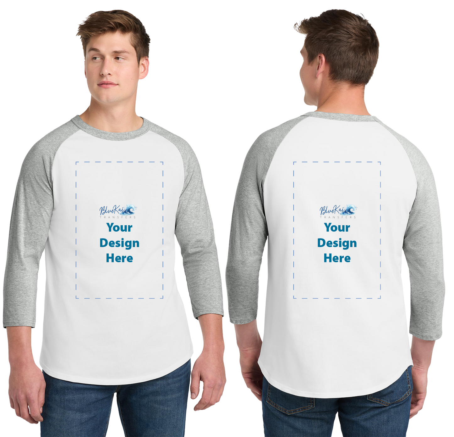 BlueKai Transfers: Build a Shirt (3/4 Raglan)