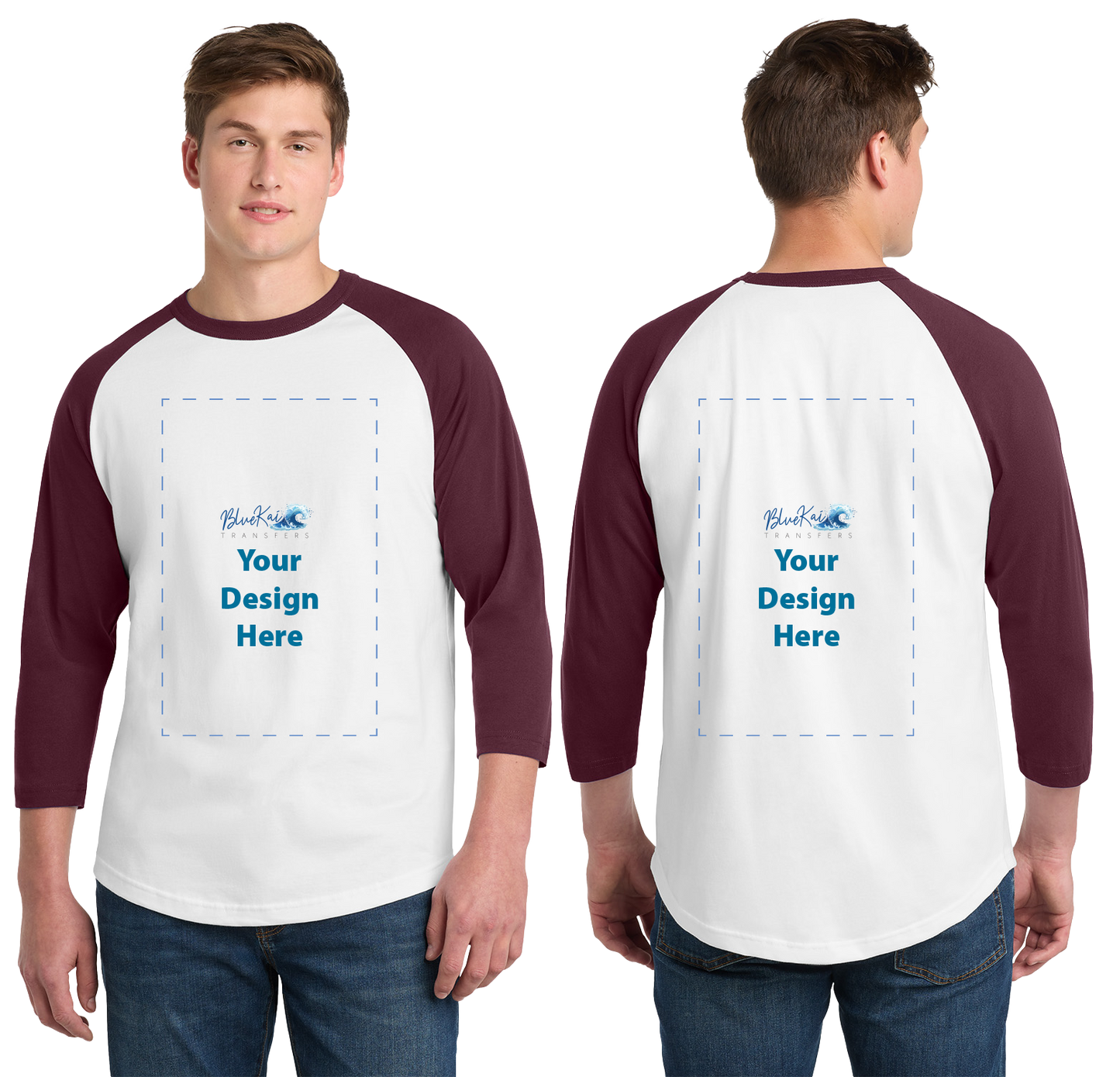 BlueKai Transfers: Build a Shirt (3/4 Raglan)