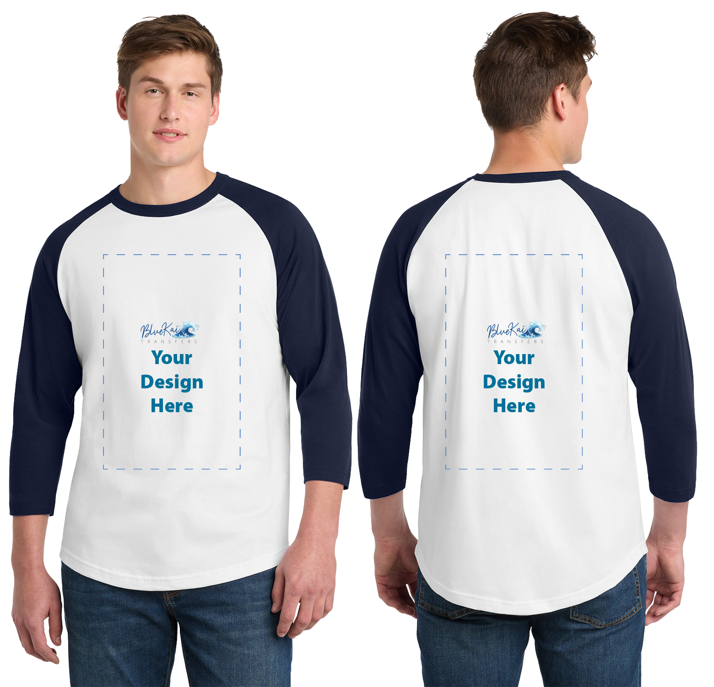 BlueKai Transfers: Build a Shirt (3/4 Raglan)
