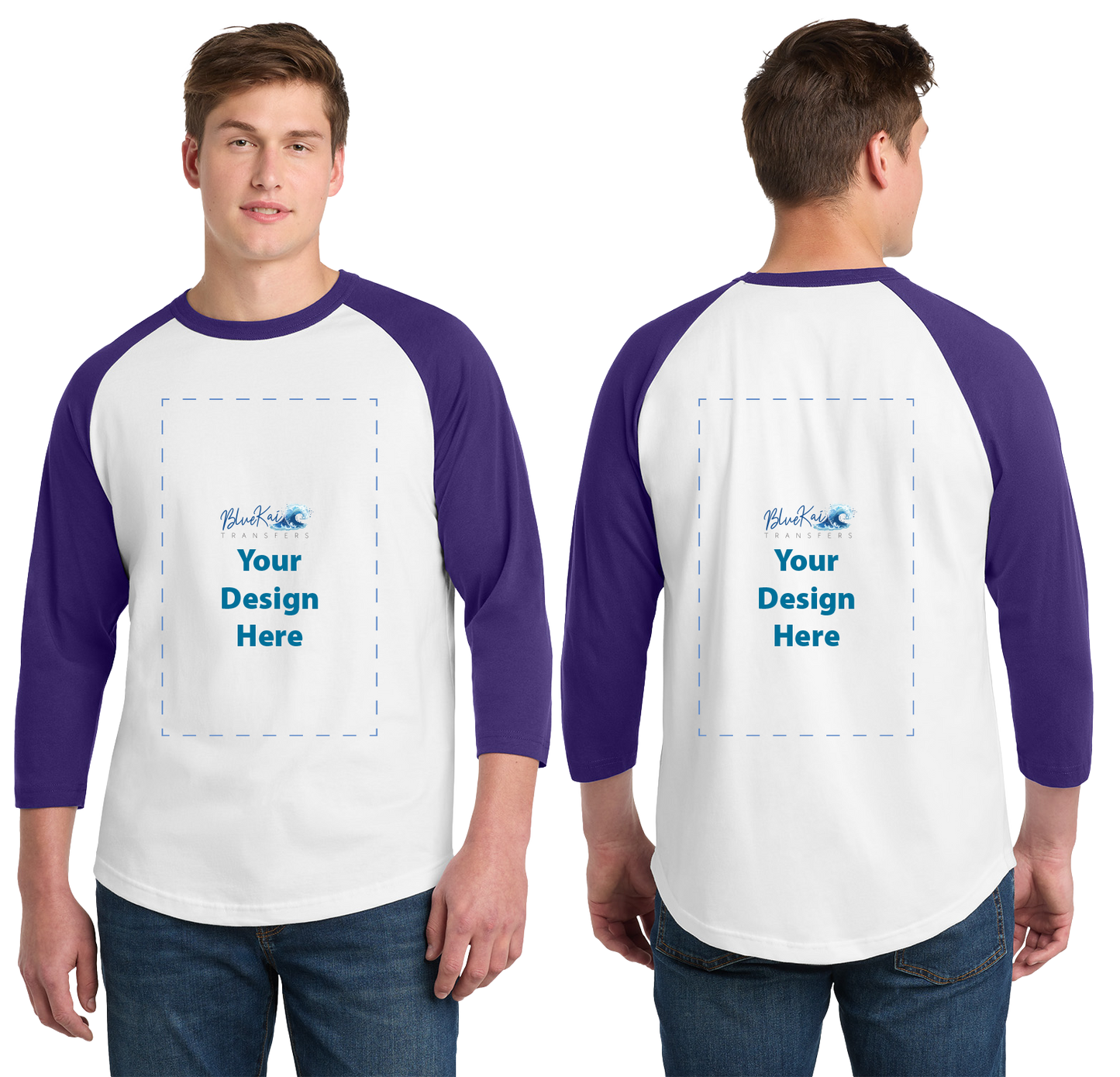 BlueKai Transfers: Build a Shirt (3/4 Raglan)