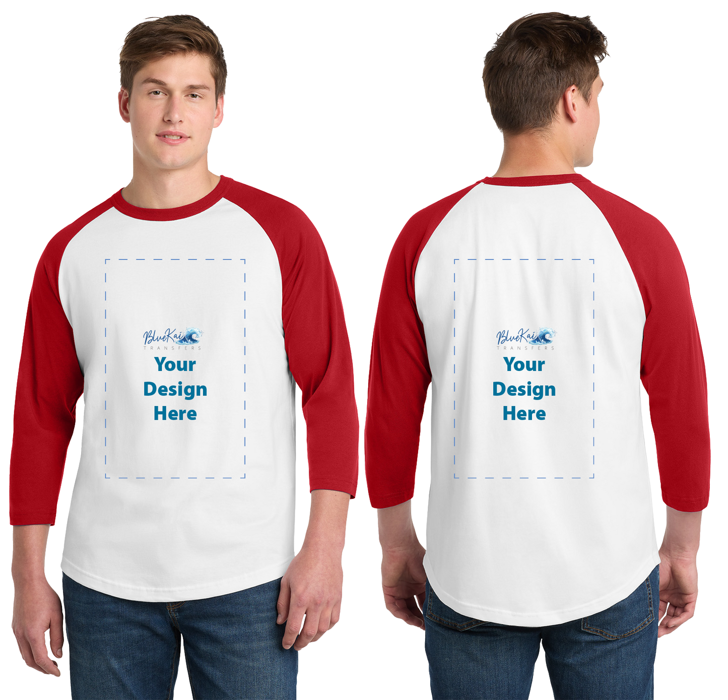 BlueKai Transfers: Build a Shirt (3/4 Raglan)