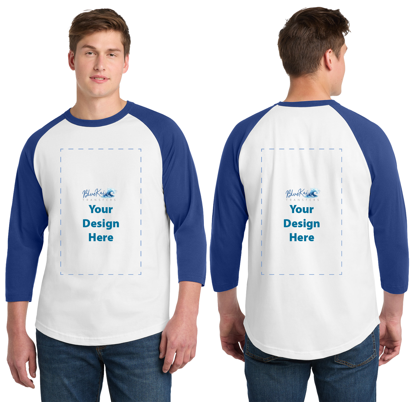 BlueKai Transfers: Build a Shirt (3/4 Raglan)